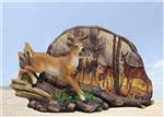 DED28363 Running of the Deer Printed Scene